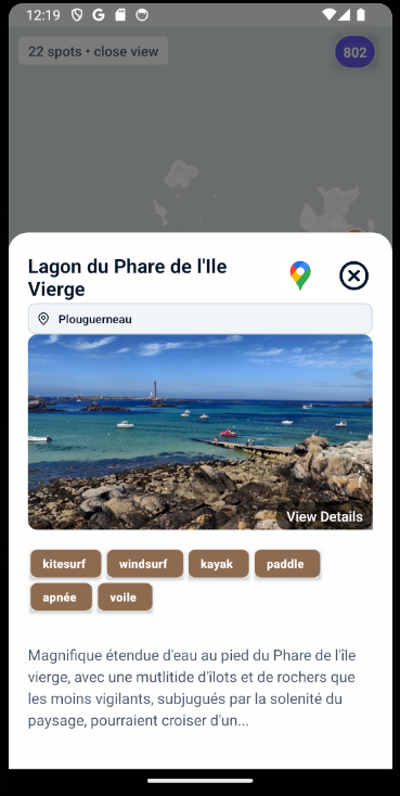 Where2Sport Features